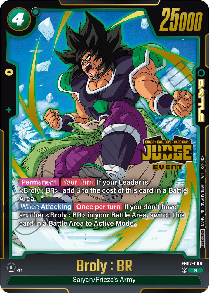 Broly : BR (Judge Pack 05 - Event Judge) [Fusion World Tournament Cards]