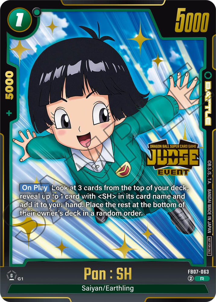 Pan : SH (Judge Pack 05 - Event Judge) [Fusion World Tournament Cards]