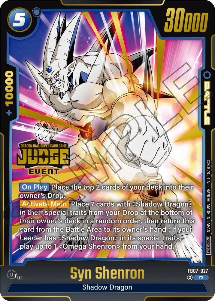 Syn Shenron (Judge Pack 05 - Event Judge) [Fusion World Tournament Cards]