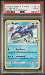 PSA 8 - 2018 Pokemon Sun & Moon Prerelease Black Star Promo SM129 Kyogre Holo