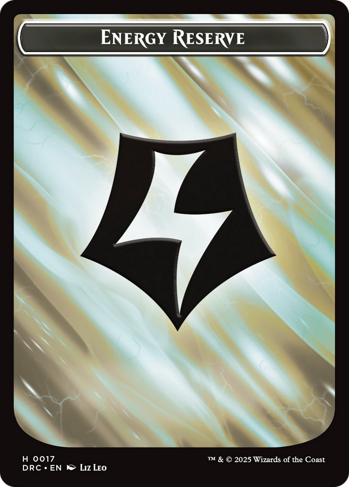 Energy Reserve // Energy Reserve Double-Sided Token [Aetherdrift Commander Tokens]