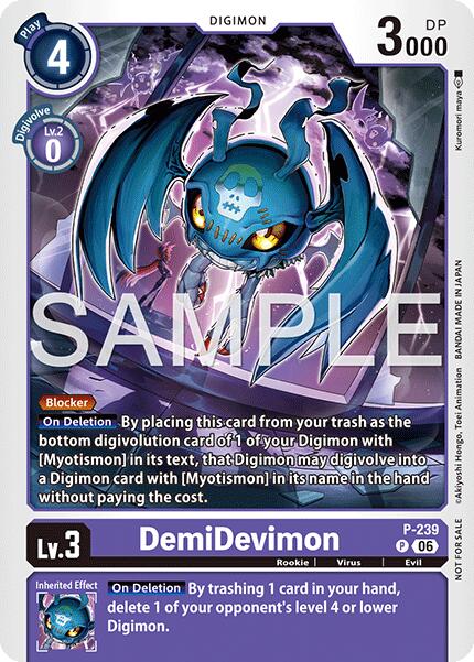 DemiDevimon [P-239] (Official Store Tournament 2026 Vol. 3 Participant) [Promotional Cards]