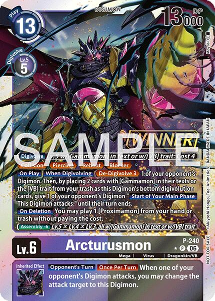 Arcturusmon [P-240] (Official Store Tournament 2026 Vol. 3 Winner) [Promotional Cards]