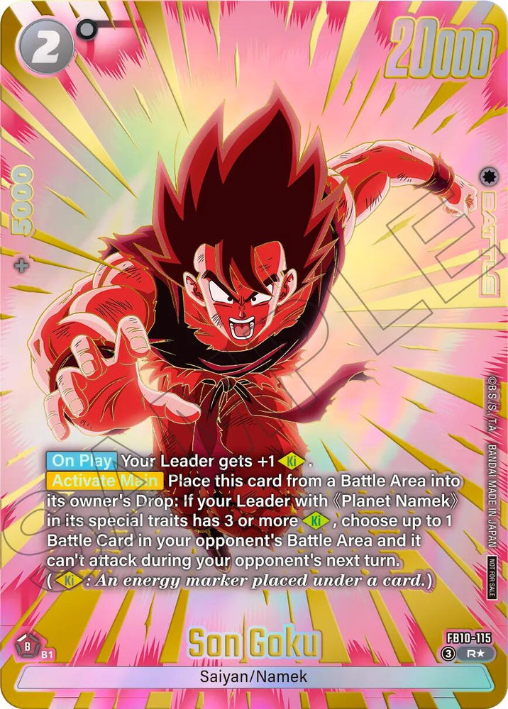 Son Goku (FB10-115) (Limited Pack 26-27 WAVE2) [Fusion World Tournament Cards]