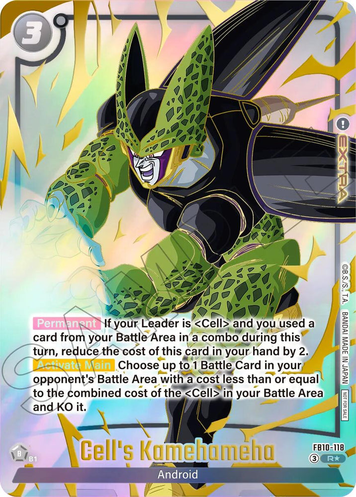 Cell's Kamehameha (Limited Pack 26-27 WAVE2) [Fusion World Tournament Cards]