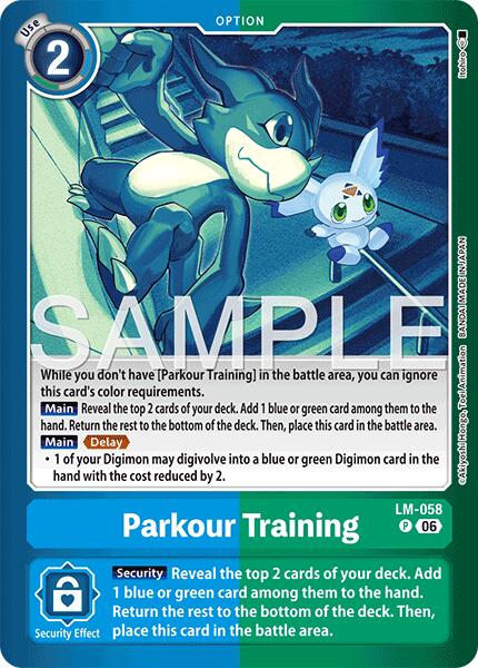 Parkour Training [LM-058] [Limited Card Pack -Final Crest-]