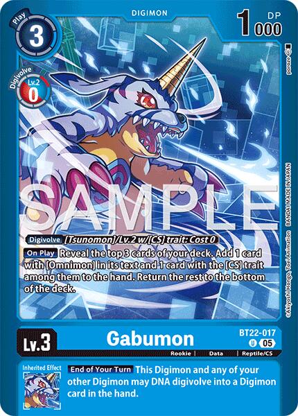 Gabumon [BT22-017] [Limited Card Pack -Final Crest-]