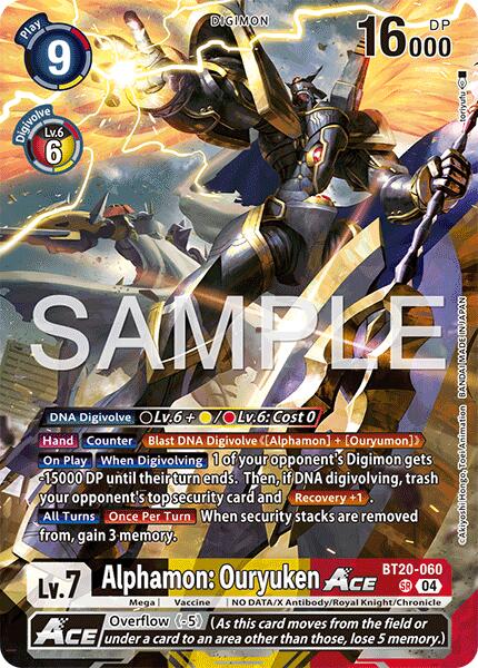 Alphamon: Ouryuken ACE [BT20-060] [Limited Card Pack -Final Crest-]