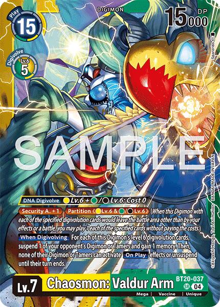 Chaosmon: Valdur Arm [BT20-037] [Limited Card Pack -Final Crest-]