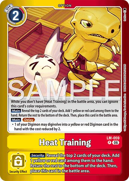 Heat Training [LM-059] [Limited Card Pack -Final Crest-]