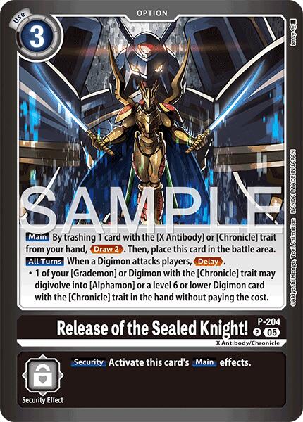 Release of the Sealed Knight! [P-204] [Limited Card Pack -Final Crest-]
