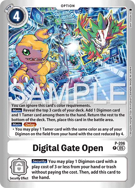 Digital Gate Open [P-206] [Limited Card Pack -Final Crest-]