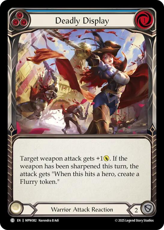 Deadly Display (Blue) [MPW082] (Mastery Pack Warrior)