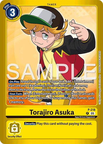 Torajiro Asuka [P-218] [Limited Card Pack -Final Crest-]