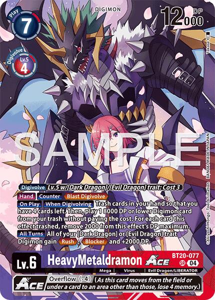 HeavyMetaldramon ACE [BT20-077] [Limited Card Pack -Final Crest-]