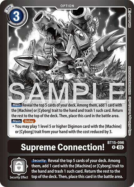 Supreme Connection! [BT15-096] [Limited Card Pack -Final Crest-]