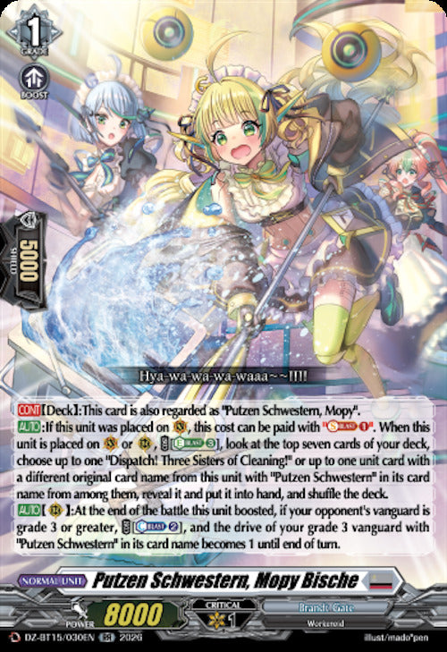 Putzen Schwestern, Mopy Bische (DZ-BT15/030EN) [Strike of Illusionary Shadows]