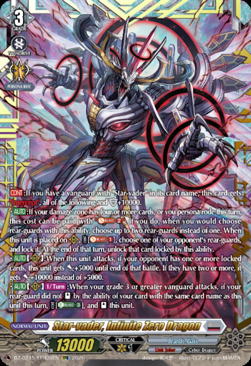 Star-vader, Infinite Zero Dragon (DZ-BT15/FFR09EN) [Strike of Illusionary Shadows]