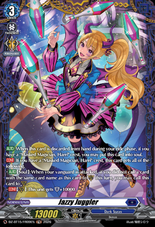 Jazzy Juggler (DZ-BT15/FR09EN) [Strike of Illusionary Shadows]