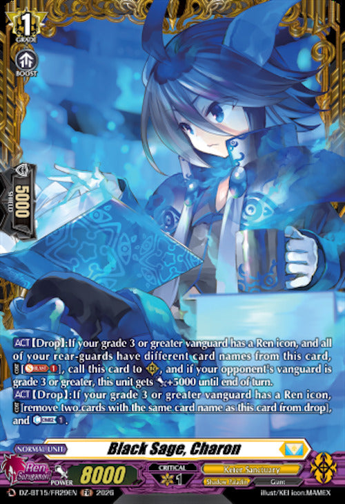 Black Sage, Charon (DZ-BT15/FR29EN) [Strike of Illusionary Shadows]