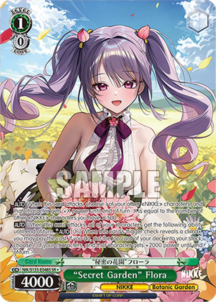 "Secret Garden" Flora (NIK/S135-E048S) (SR) [GODDESS OF VICTORY: NIKKE Vol.2]