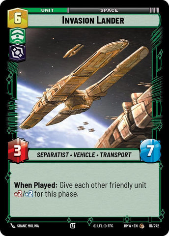 Invasion Lander (111/272) (111/272) [Homeworlds]