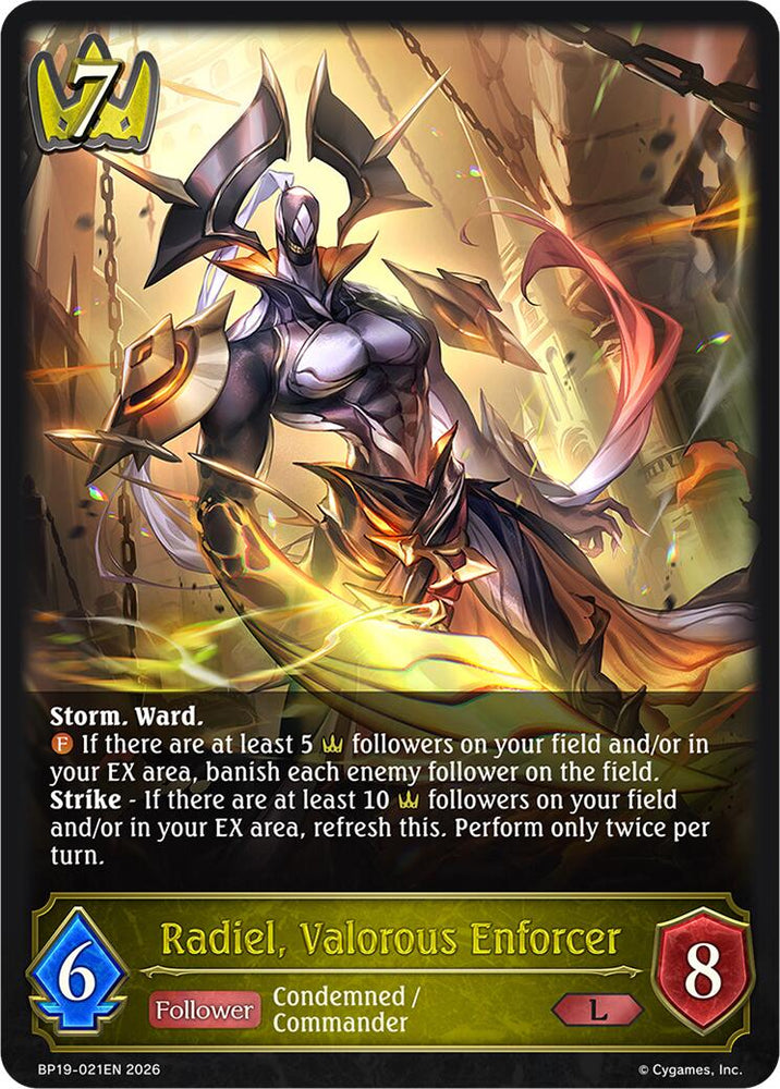 Radiel, Valorous Enforcer (BP19-021EN) [Eightfold Retribution]