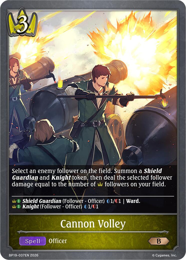 Cannon Volley (BP19-037EN) [Eightfold Retribution]