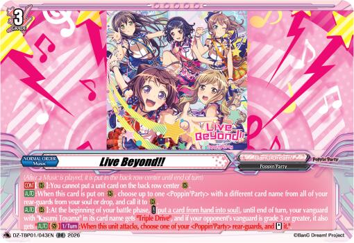 Live Beyond!! (DZ-TBP01/043EN) [BanG Dream! Girls Band Party!]