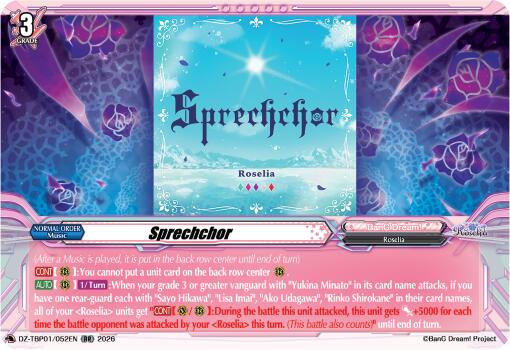 Sprechchor (DZ-TBP01/052EN) [BanG Dream! Girls Band Party!]