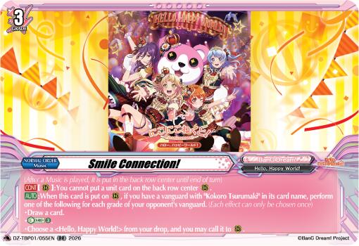 Smile Connection! (DZ-TBP01/055EN) [BanG Dream! Girls Band Party!]