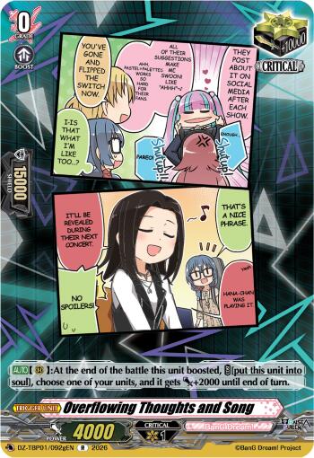 Overflowing Thoughts and Song (G) (DZ-TBP01/092gEN) [BanG Dream! Girls Band Party!]