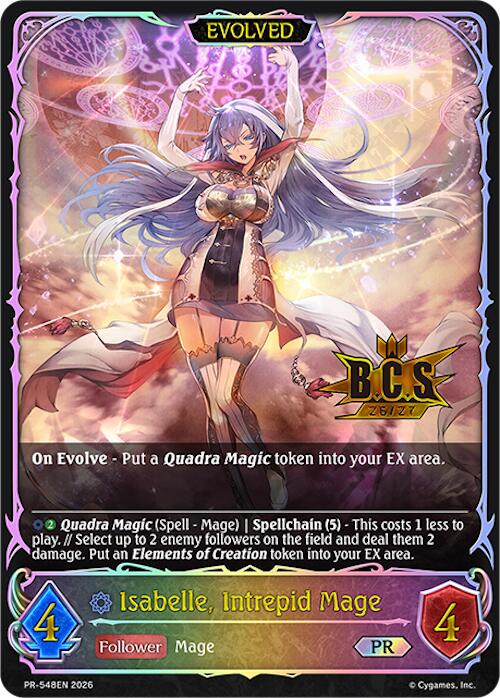 Isabelle, Intrepid Mage (Evolved) (PR-548EN) [Promotional Cards]