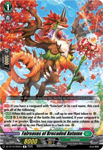 Falreavas of Brocaded Autumn (DZ-BT16/065EN) [Parallactic Dawn]