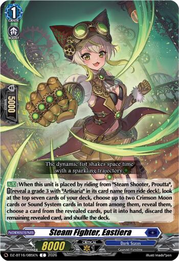 Steam Fighter, Eastiera (DZ-BT16/085EN) [Parallactic Dawn]