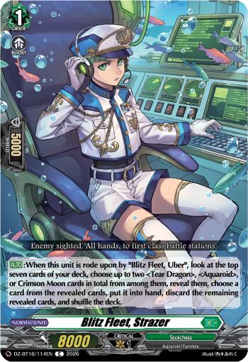 Blitz Fleet, Strazer (DZ-BT16/114EN) [Parallactic Dawn]
