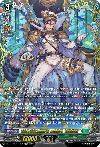 Blitz Fleet Admiral, Welstra "Fantome" (DZ-BT16/FFR15EN) [Parallactic Dawn]