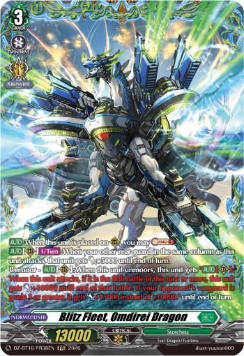 Blitz Fleet, Omdirei Dragon (DZ-BT16/FR38EN) [Parallactic Dawn]