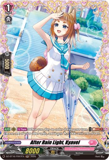 After Rain Light, Kyavel (DZ-BT16/FR47EN) [Parallactic Dawn]