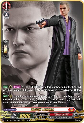 Shinji Tanaka (DZ-BT16/RGGR18EN) [Parallactic Dawn]