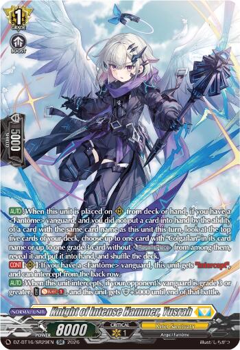 Knight of Intense Hammer, Yusrah (DZ-BT16/SR29EN) [Parallactic Dawn]