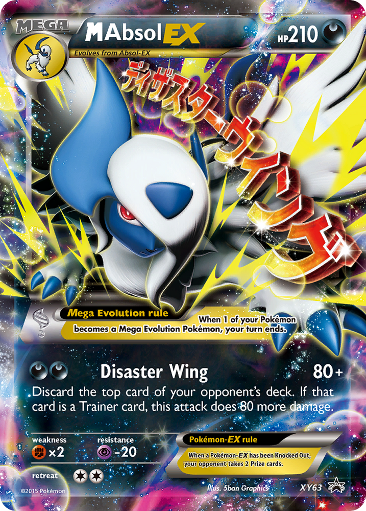 M Absol EX XY63 - Holofoil XY Promos