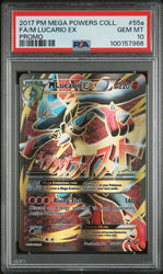 PSA 10 - 2017 XY: Furious Fist M Lucario EX 55a/111 FULL ALT ART
