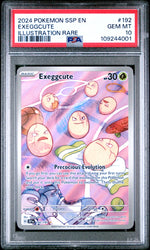 Pokemon Exeggcute Illustration Rare Ssp En Surging Sparks 192/191 PSA 10