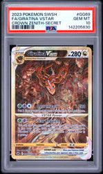 Pokemon Giratina Vstar Secret Sword Shield Crown Zenith Gg69/Gg70 PSA 10