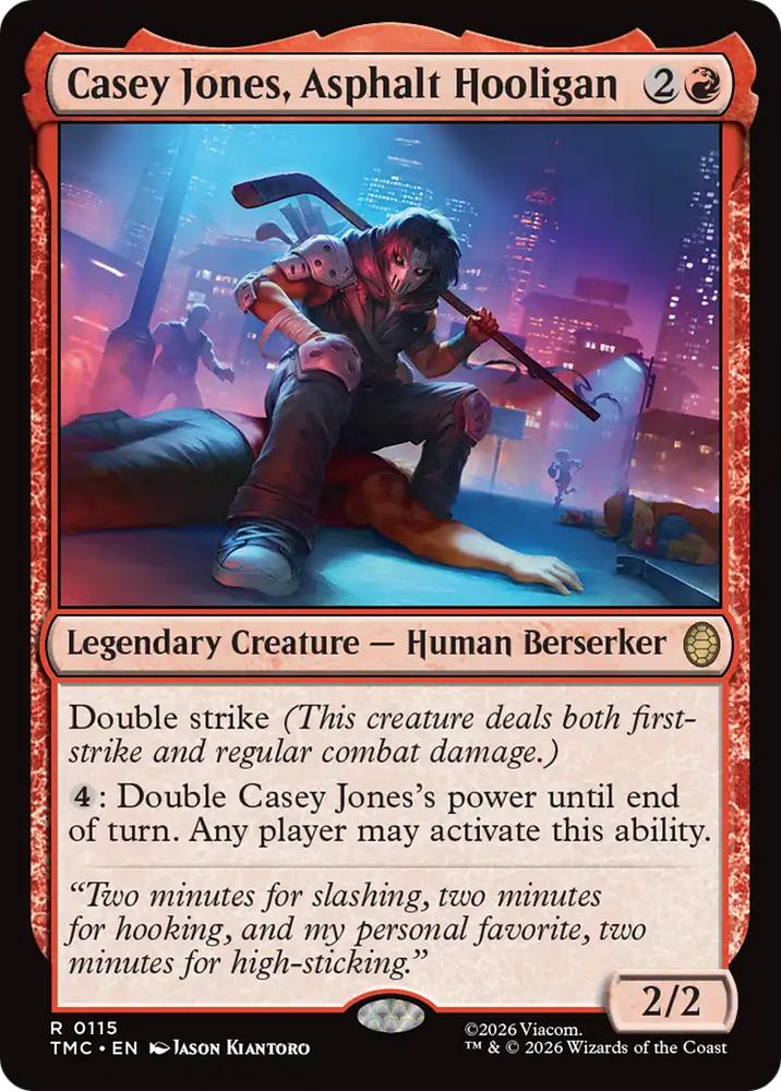 Casey Jones, Asphalt Hooligan [Teenage Mutant Ninja Turtles Commander]