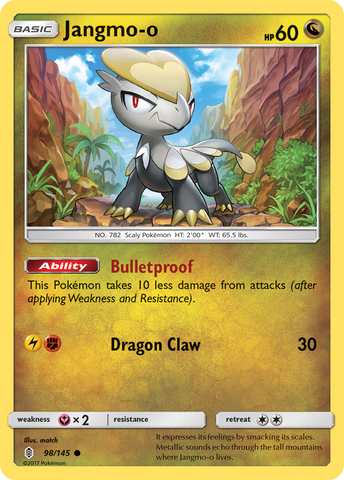 Jangmo-o (98/145) [Sun & Moon: Guardians Rising]