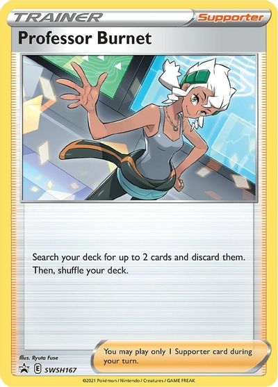 Professor Burnet (SWSH167) [Sword & Shield: Black Star Promos]