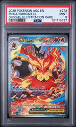 Pokemon Mega Emboar EX Special Illustration Rare Ascended Heroes 273 PSA 9