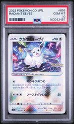PSA 10 - 2022 Japanese Pokemon Go Radiant Eevee 055/071 Pokemon Card